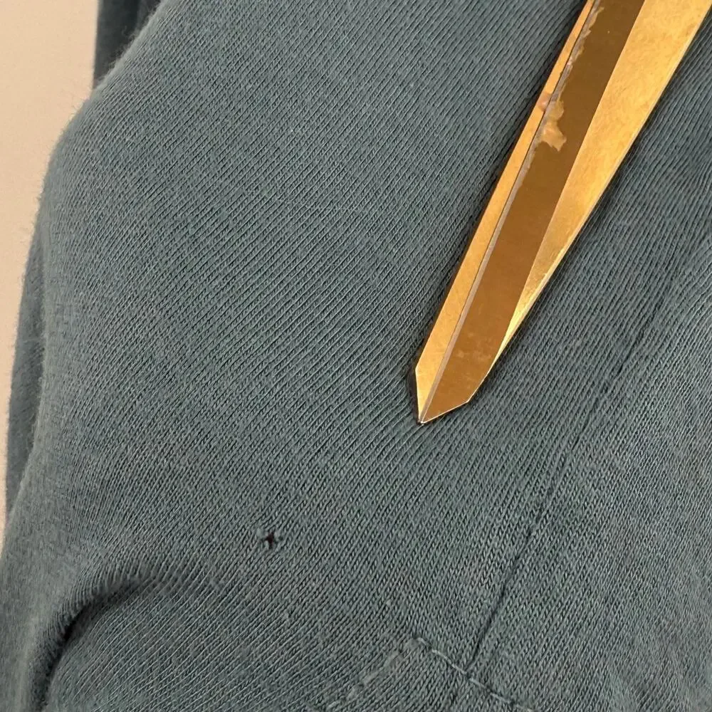 Michael Stars Solange Dress Size Small NEW Tie Waist Maxi Pebble Blue NWOT - Picture 9 of 15